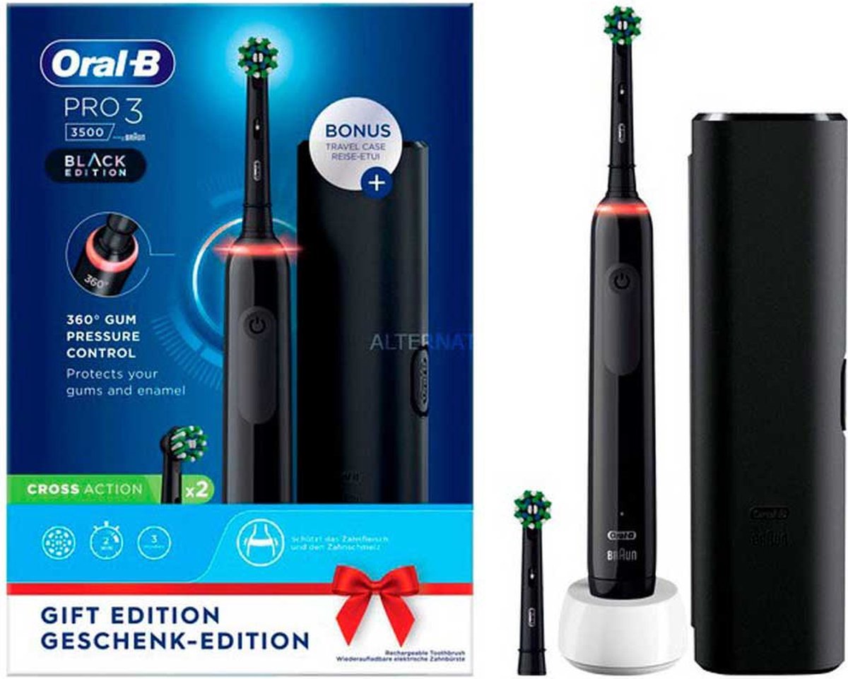 Oral B Oral-B Pro 3 3500 elektrische tandenborstel - Zwart