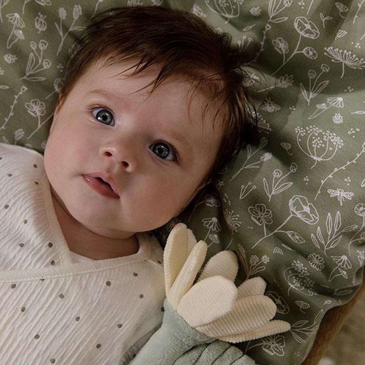 Little Dutch - Sonajero Flor - Groen