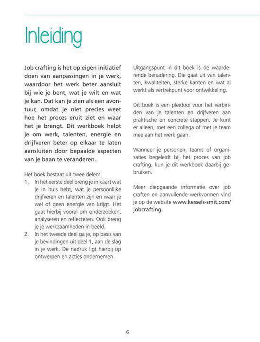 Aan de slag met job craften