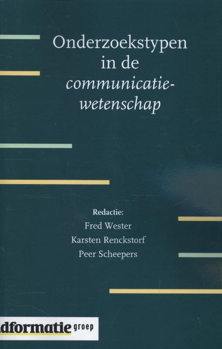 Adformatie Groep Onderzoekstypen in de communicatiewetenschap