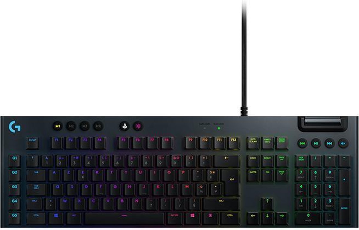 Logitech G G815 - Mechanisch Gaming Toetsenbord - Frans AZERTY / - Zwart