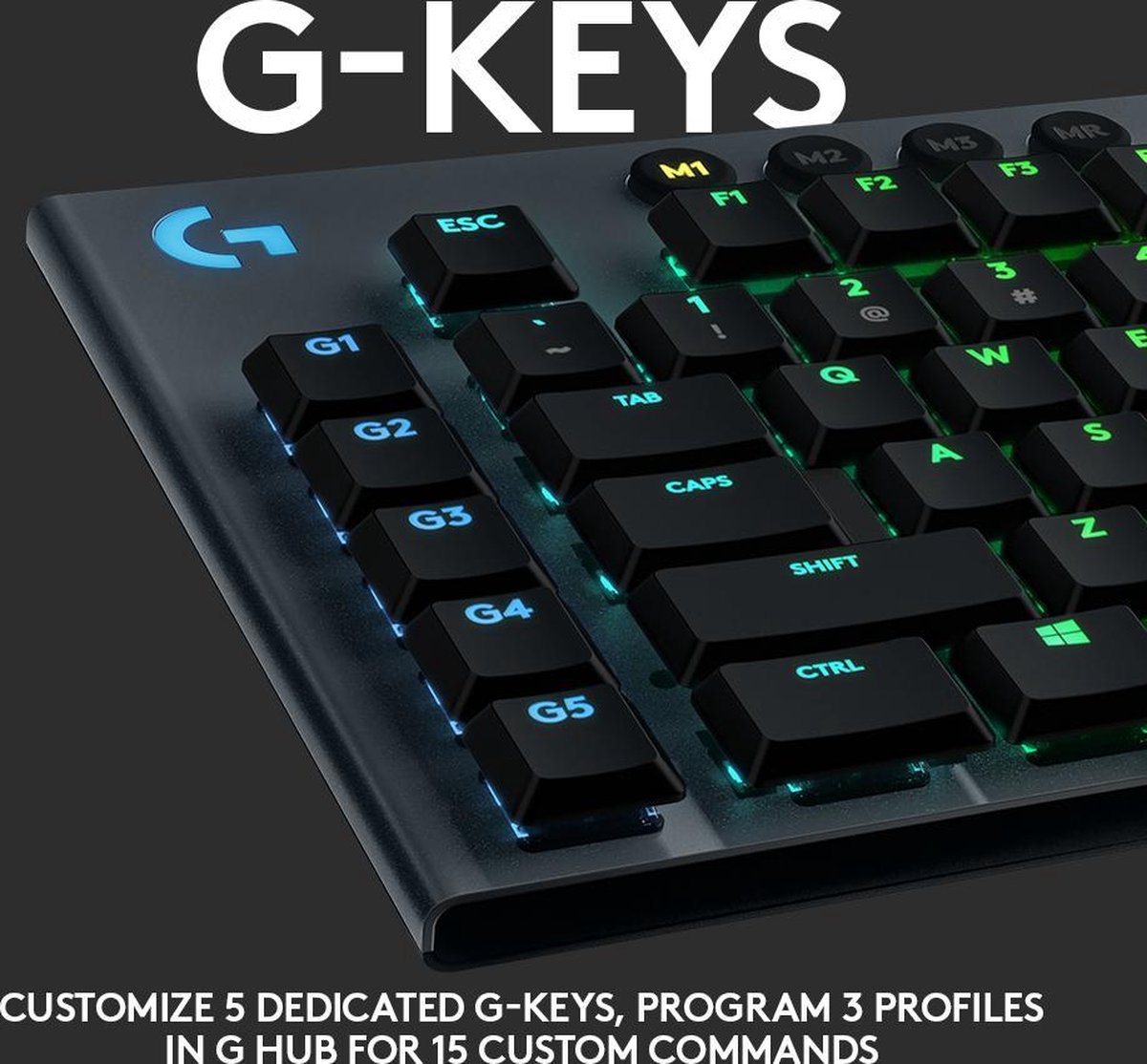 Logitech G G815 - Mechanisch Gaming Toetsenbord - Frans AZERTY / - Zwart