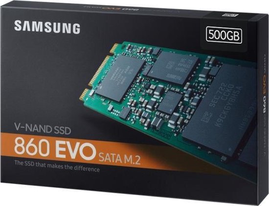 Samsung 860 EVO M.2 500GB - Zwart