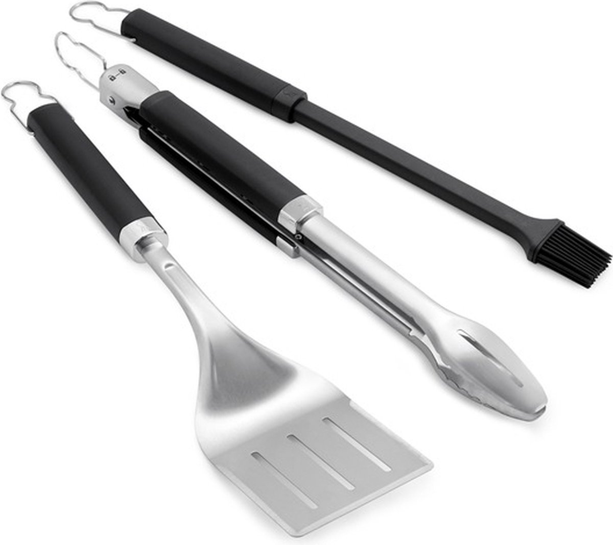 Weber - Set De 3 Accesorios Para Barbacoa Acero - Silver