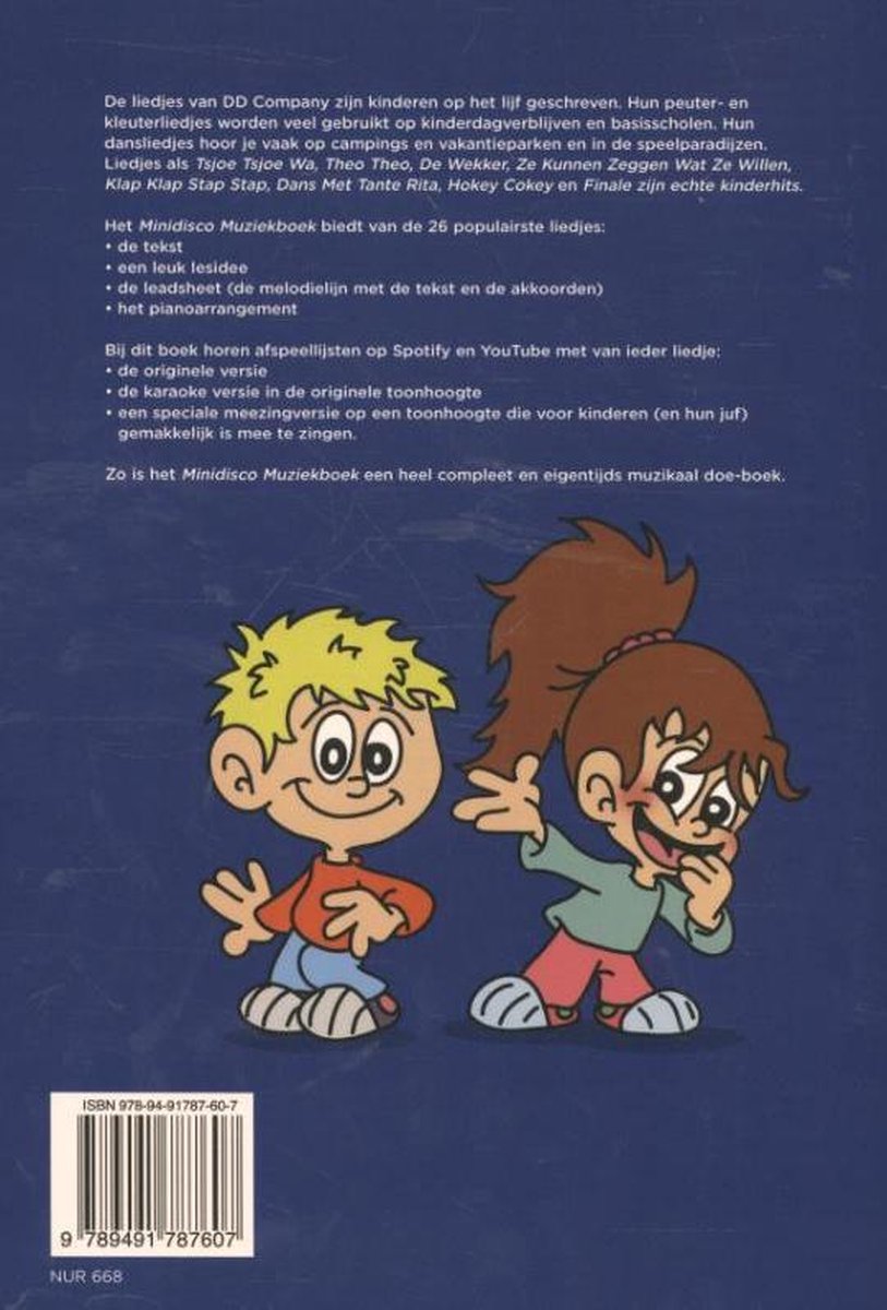 Minidisco muziekboek