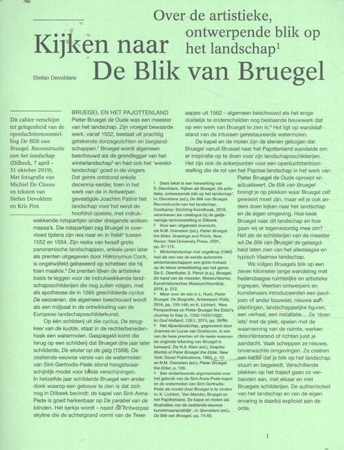 Public Space Kijken naar de Blik van Bruegel