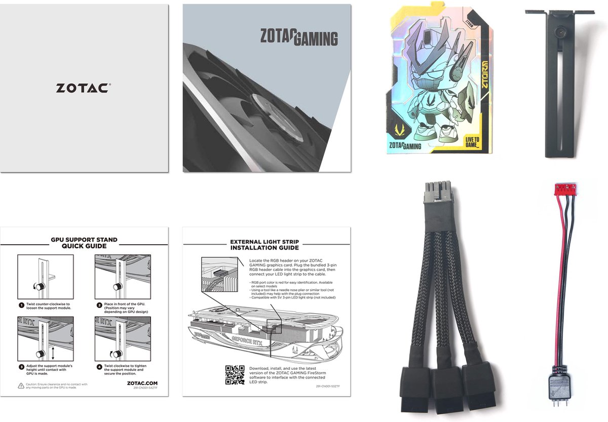 Zotac Graphic Card GeForce RTX 4080 16GB Trinity OC - Zwart