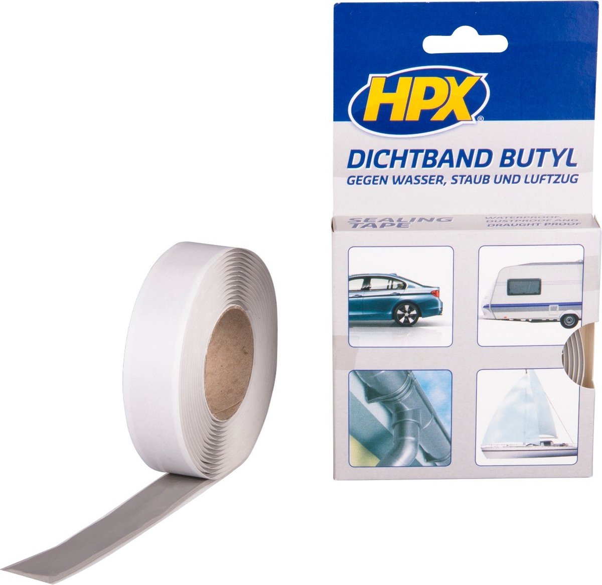 HPX Butyl afdichtingstape | Grijs | 20mm x 3m - BU2003