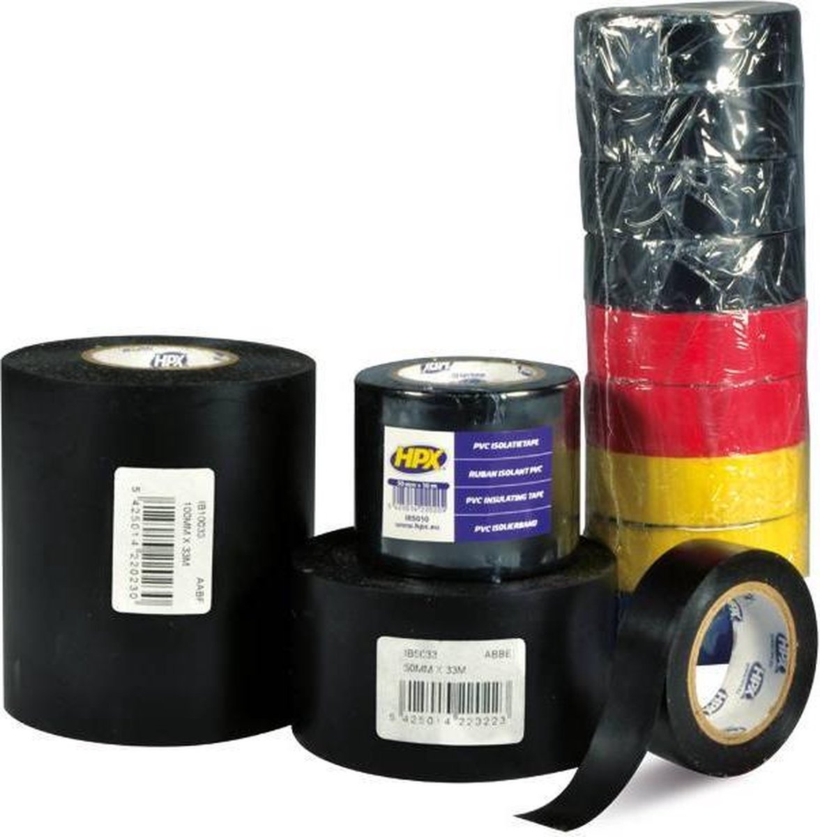 HPX PVC isolatietape | Zwart | 15mm x 10m - IB1510