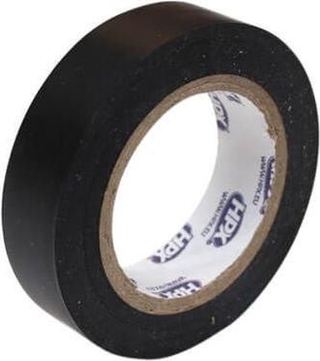 HPX PVC isolatietape | Zwart | 15mm x 10m - IB1510