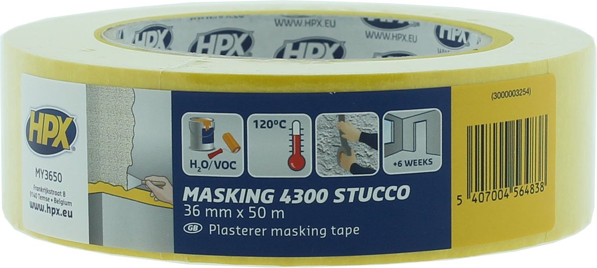HPX Masking 4900 Extra strong | Lichtblauw | 38mm x 50m - EW3850