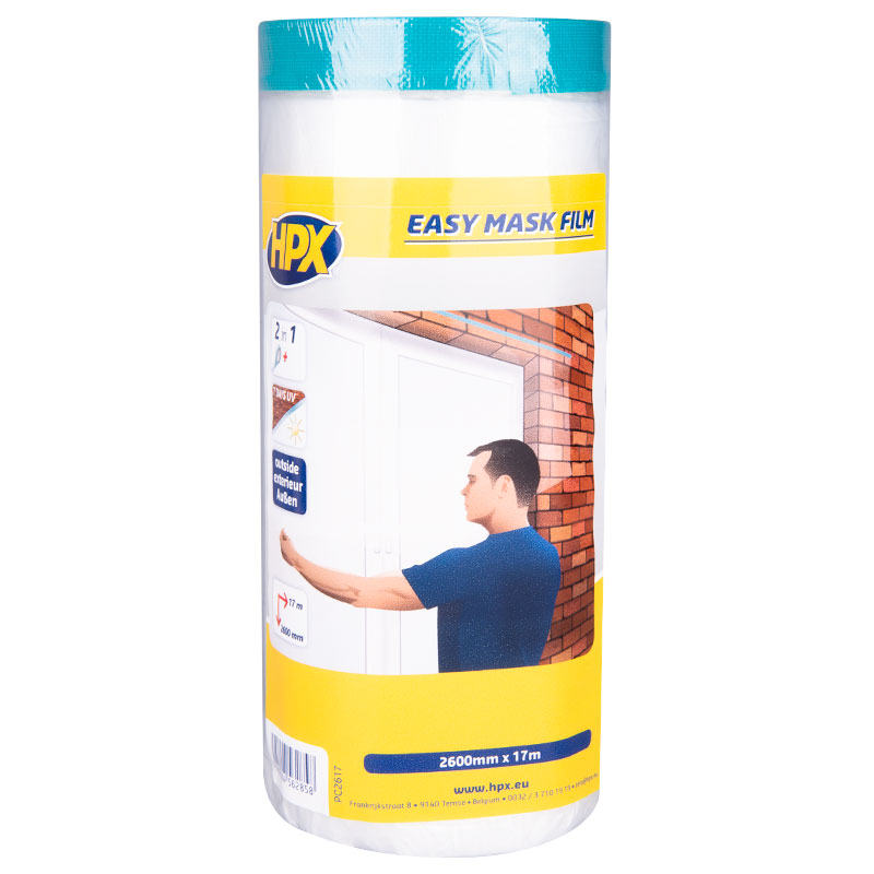 HPX Easy mask film cloth tape | 2600mm x 17m - PC2617