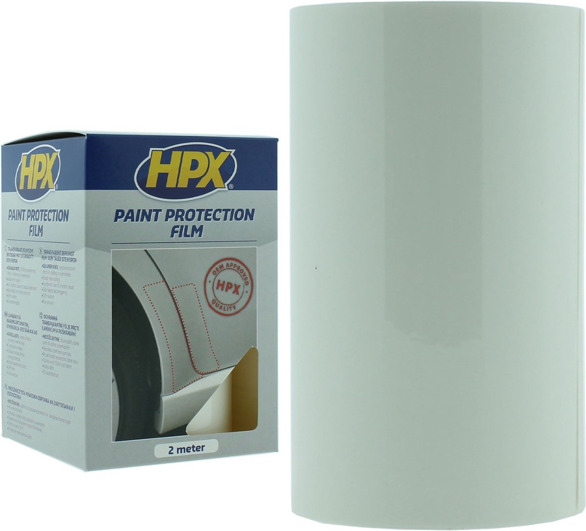 HPX Beschermingsfolie | Transparant | 150mm x 2m - PP1502