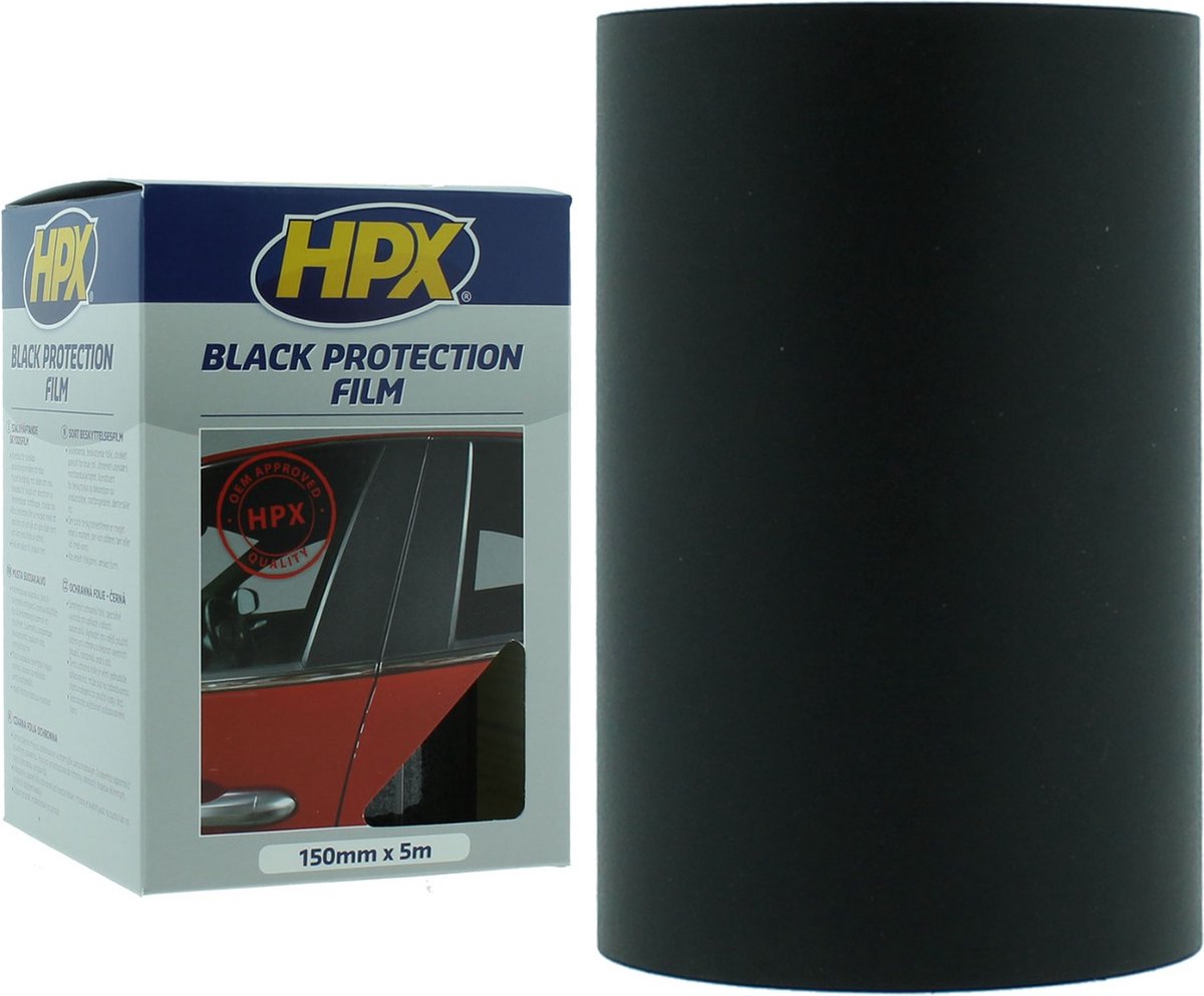 HPX Beschermingsfolie | Zwart | 150mm x 5m - BP1505
