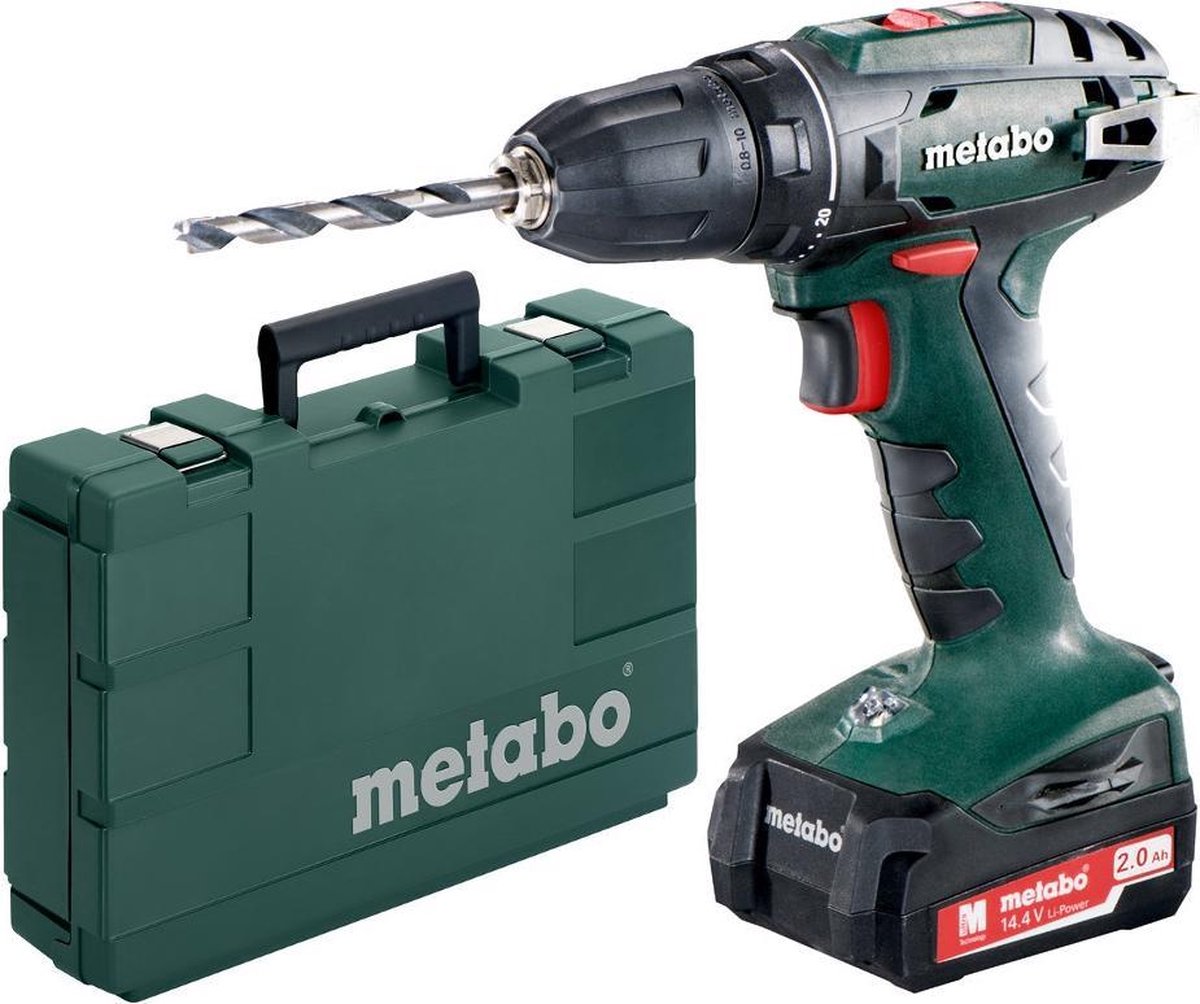 Metabo BS 14.4 | Accuschroefmachine | 14,4 V/2,0 Ah | In koffer