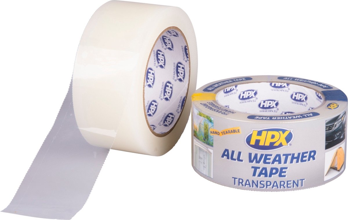 HPX All Weather Tape | Transparant | 48mm x 25m - AT4825