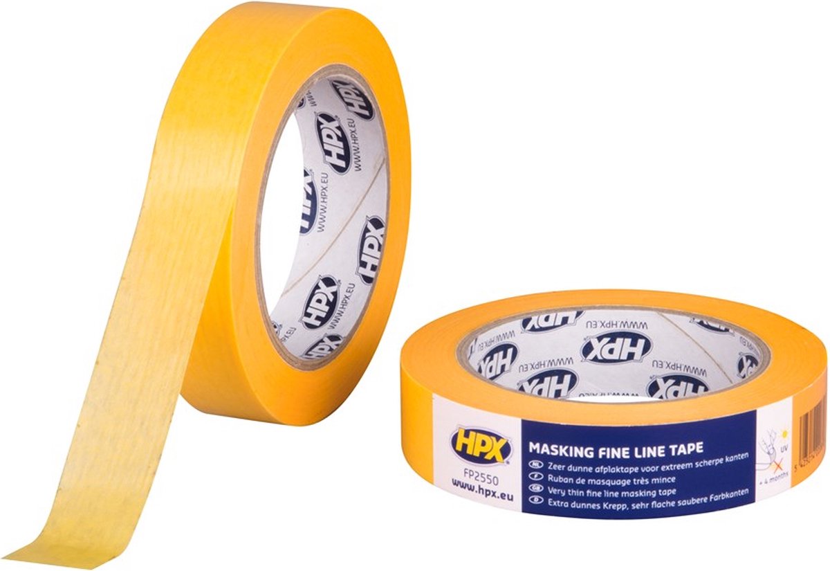 HPX Masking 4400 Fine Line | Oranje | 24mm x 50m - FP2550