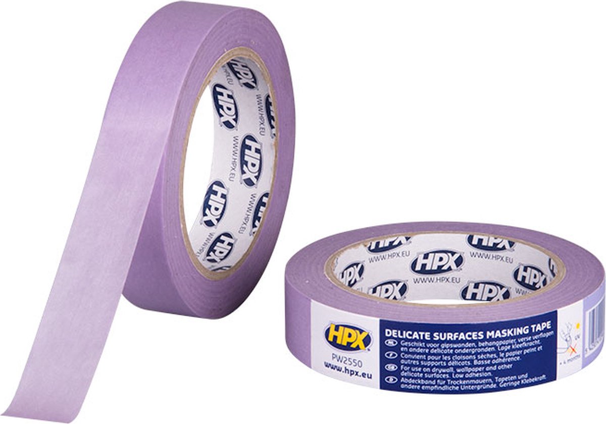 HPX Masking 4800 Delicate Surfaces | Paars | 24mm x 50m - PW2550