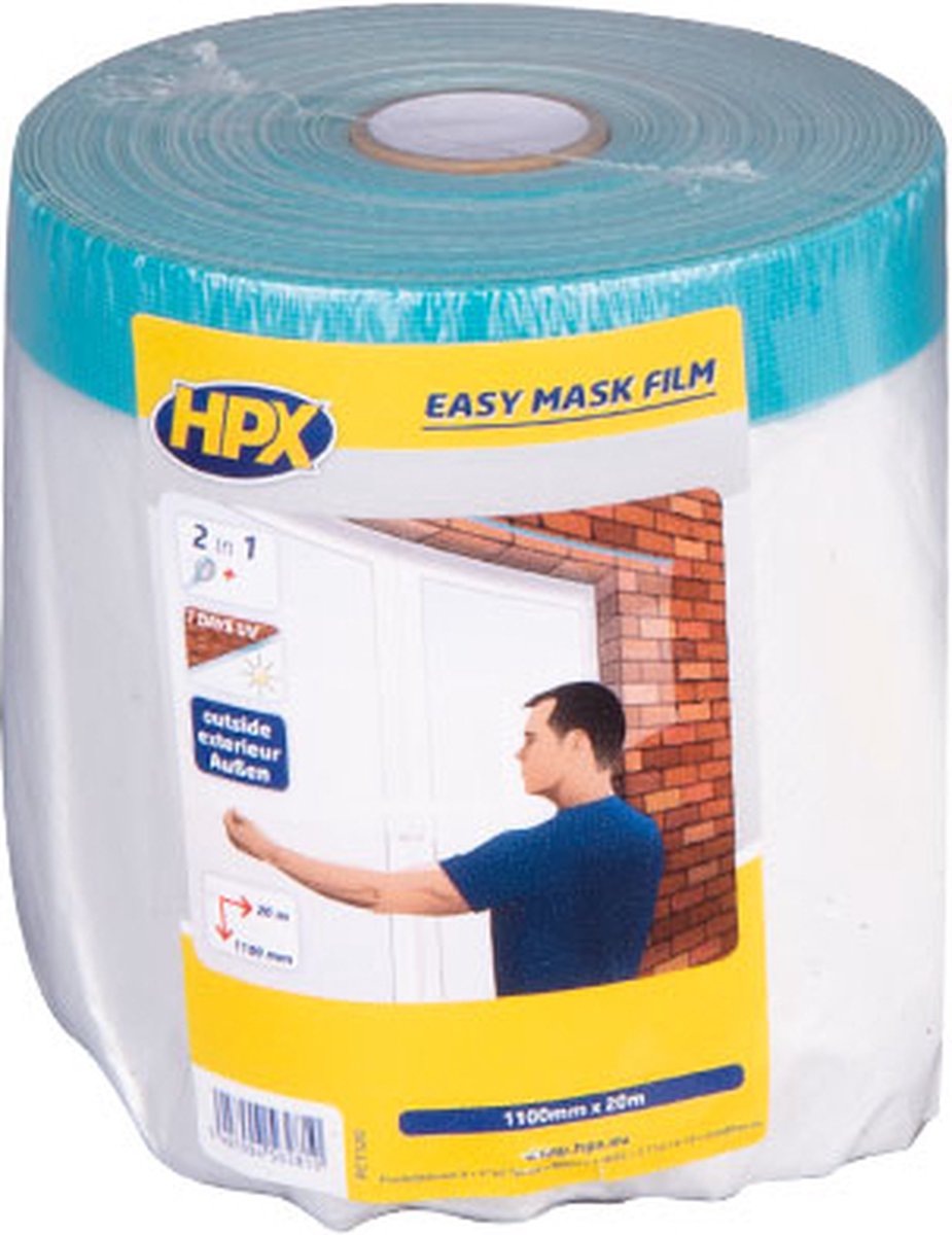 HPX Easy mask film cloth tape | 1100mm x 20m - PC1120