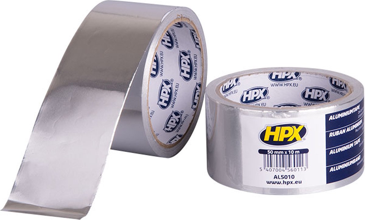 HPX Aluminium tape | 50mm x 10m - AL5010