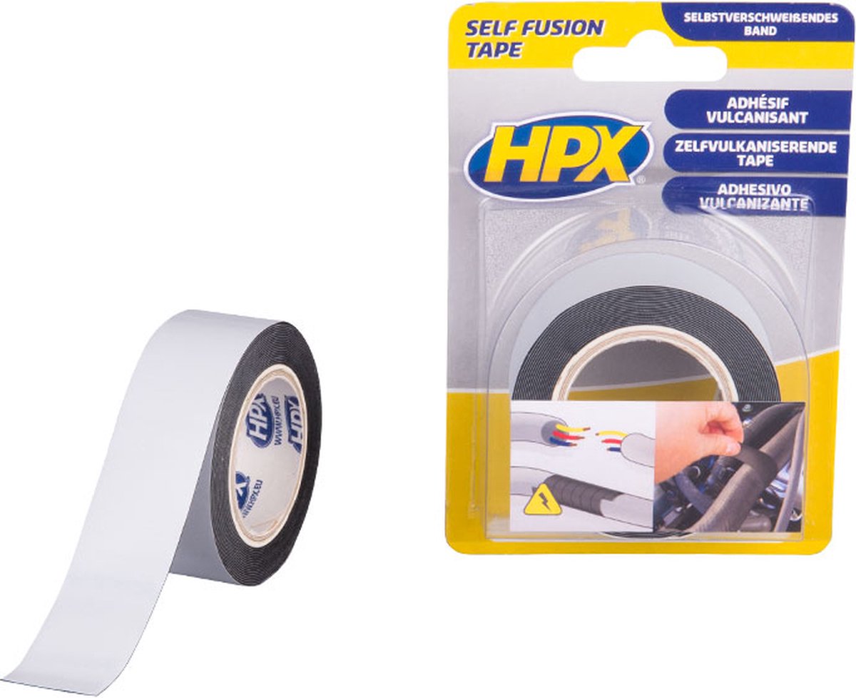 HPX Zelfvulkaniserende tape | Zwart | 25mm x 3m - SF2503