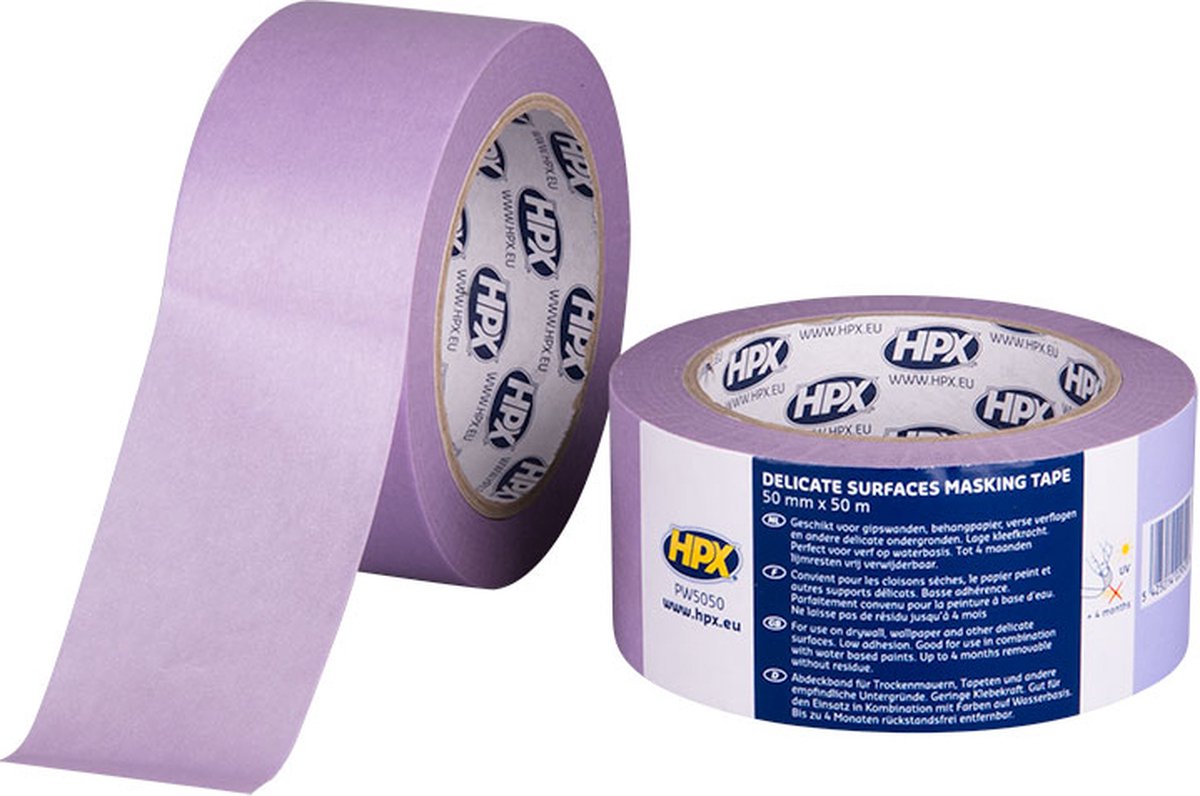 HPX Masking 4800 Delicate Surfaces | Paars | 48mm x 50m - PW5050