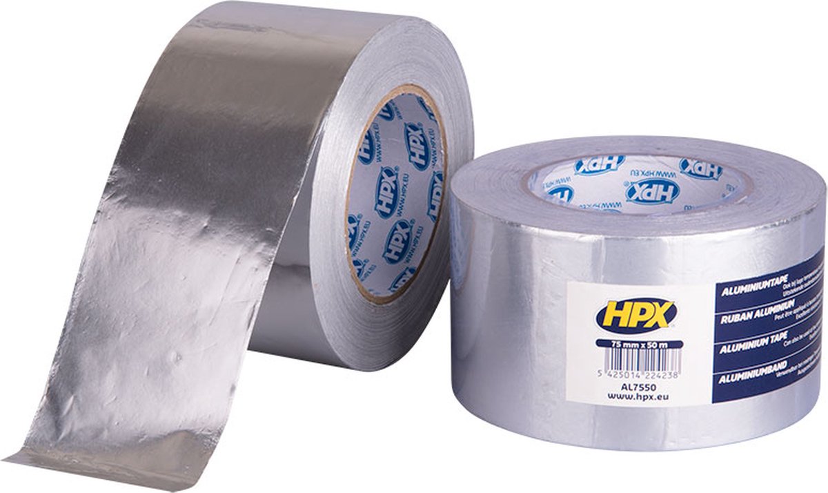 HPX Aluminium tape | 75mm x 50m - AL7550