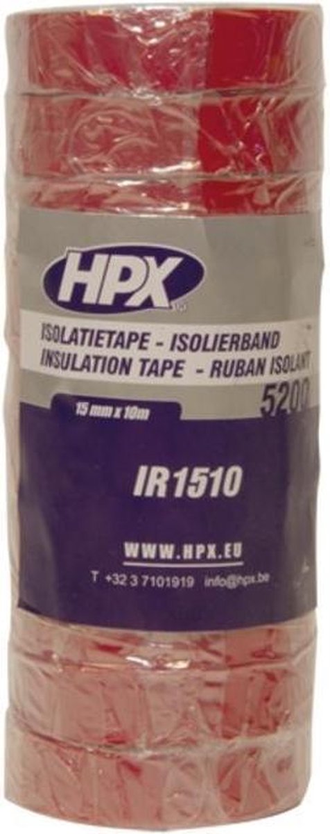 HPX PVC isolatietape VDE | Grijs | 19mm x 20m - IG1920