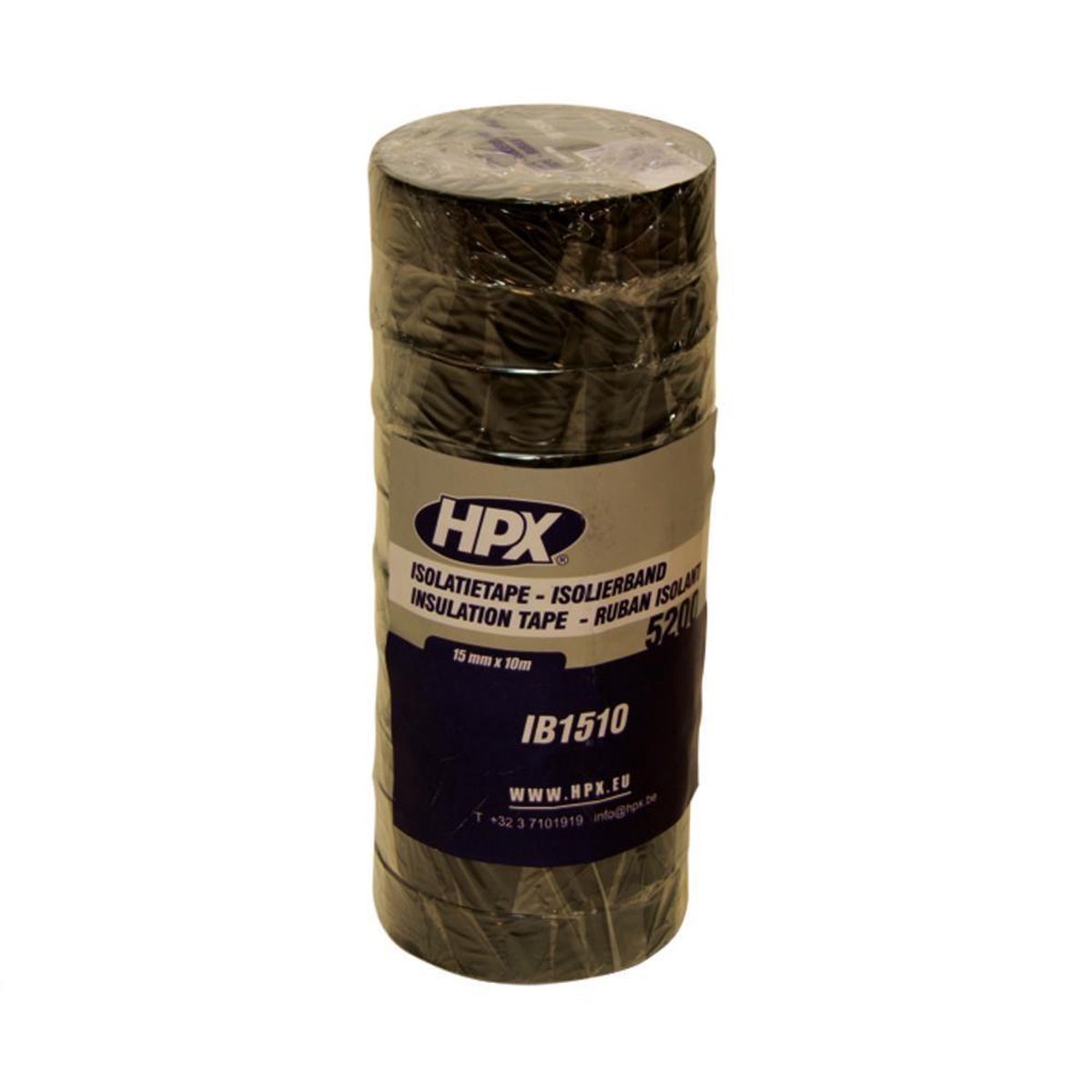HPX PVC isolatietape VDE | Grijs | 19mm x 20m - IG1920