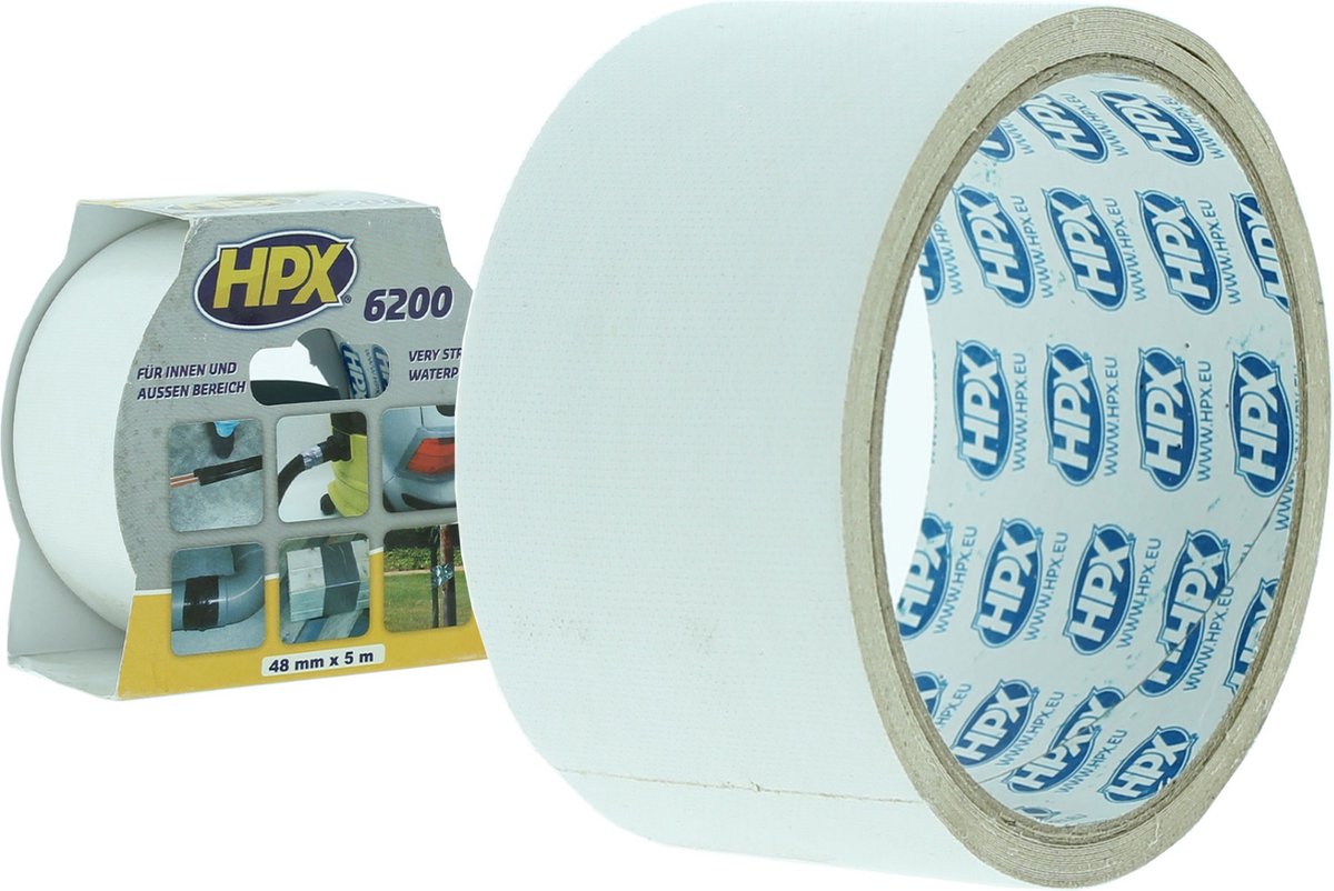 HPX Pantsertape | Wit | 48mm x 5m - CW5005