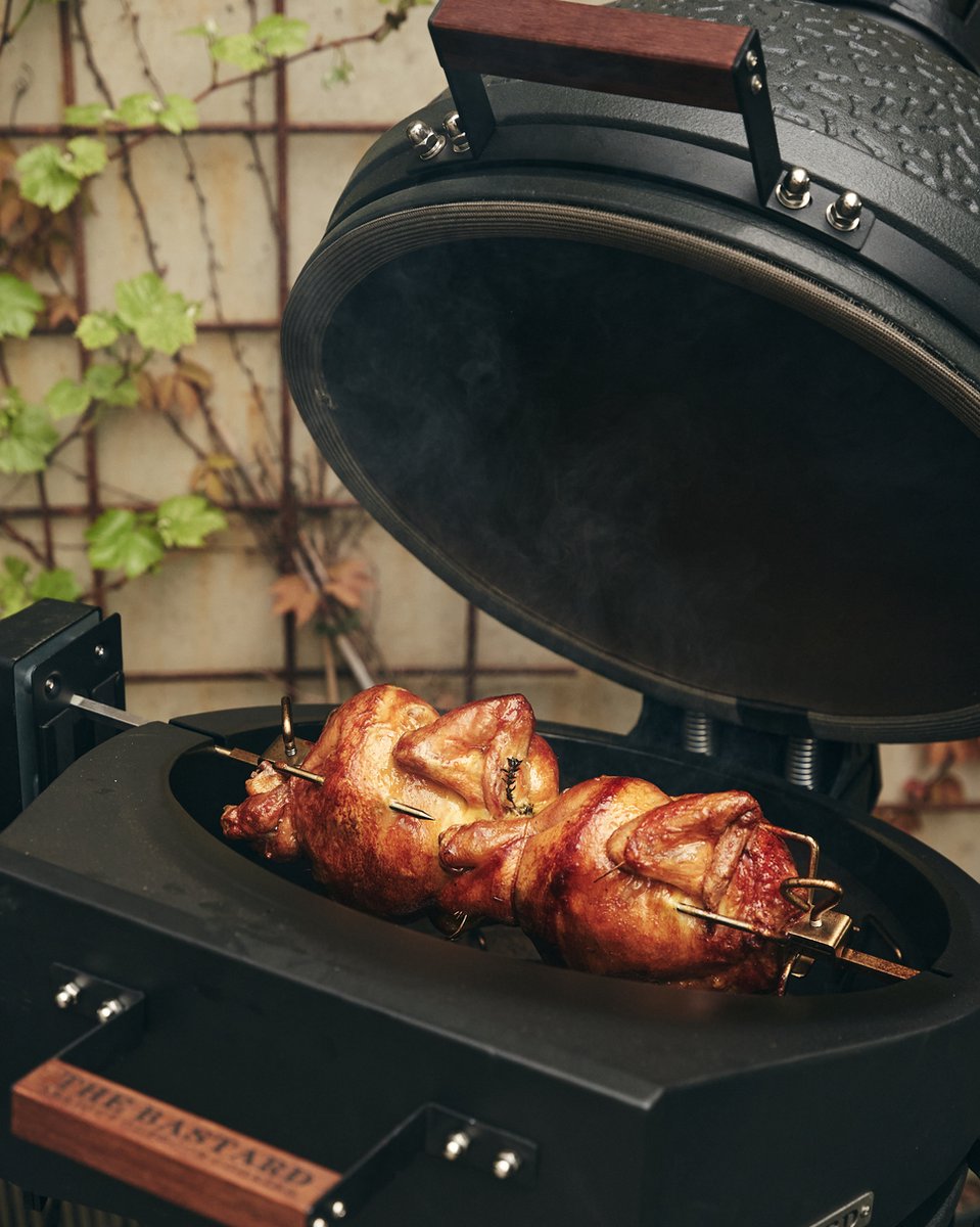The Bastard BB507 Pizza - Rotisserie Large - Silver