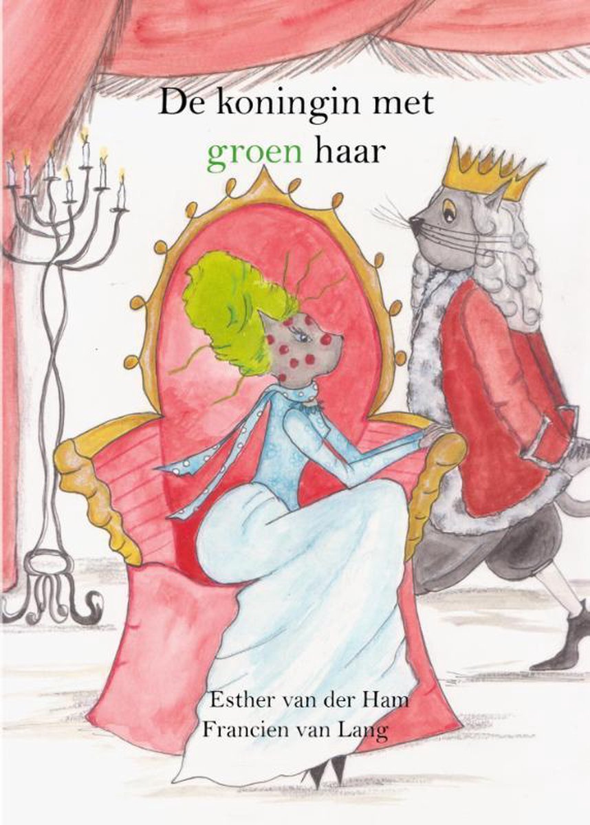 De koningin met groen haar