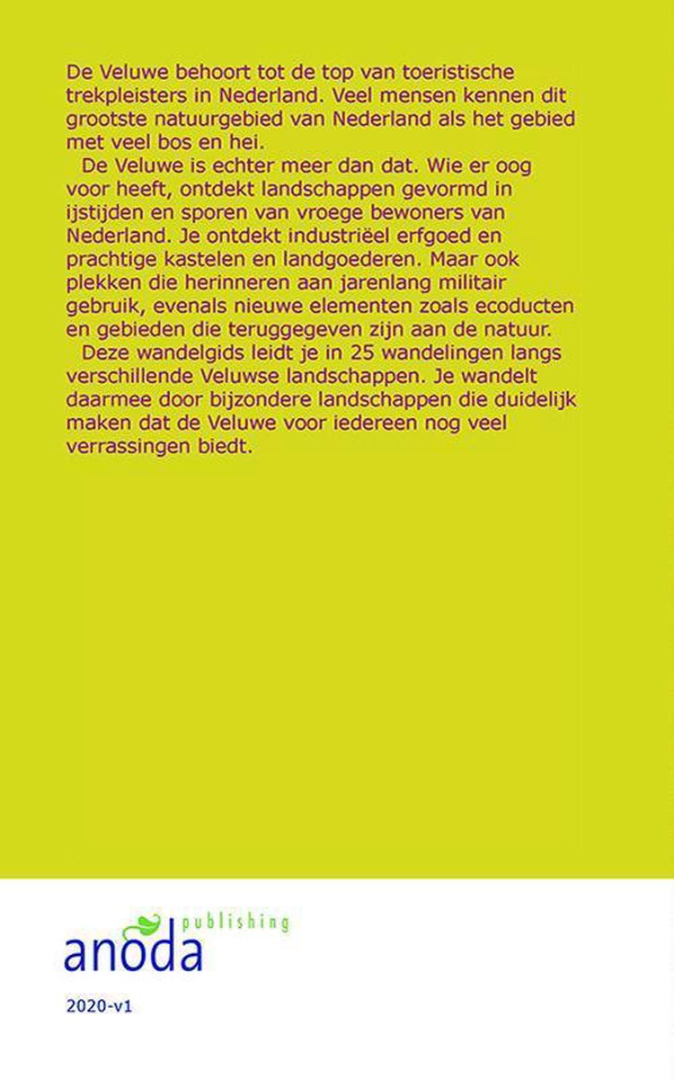 Anoda Publishing Verrassende Veluwe