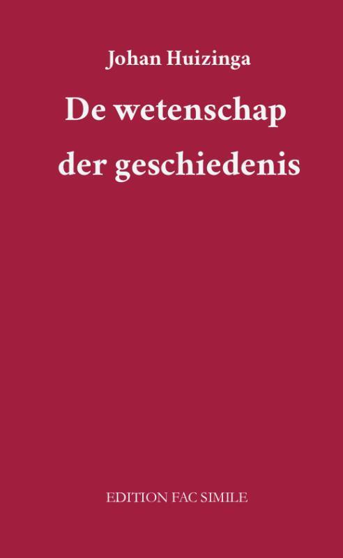 Edition Fac Simile De wetenschap der geschiedenis