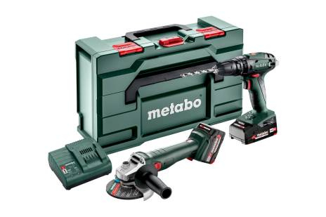 Metabo Combo set 2.4.4 | 2 machines | 18V | SB 18 LT + W18 L 9-125 QUICK | x 165L