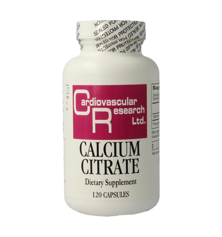 Cardio Vasc Res Calcium citraat 165 mg