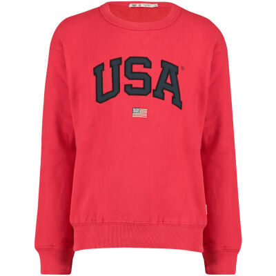 America Today Sweater - Rood