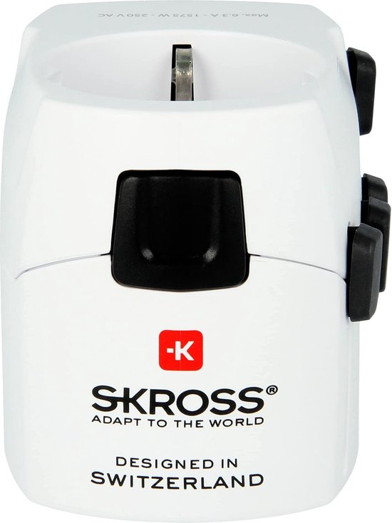 Skross Reisadapter Pro Europa - Wereld