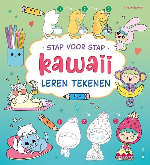 Stap voor stap kawaii leren tekenen