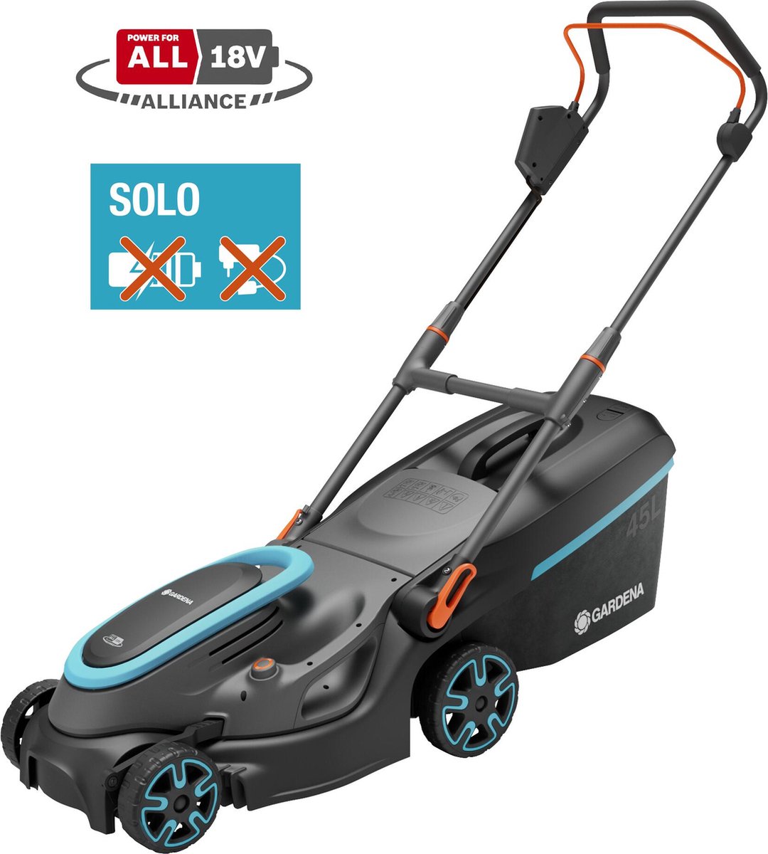 GARDENA Accu grasmaaier PowerMax 37/36V P4A solo - 14638-55