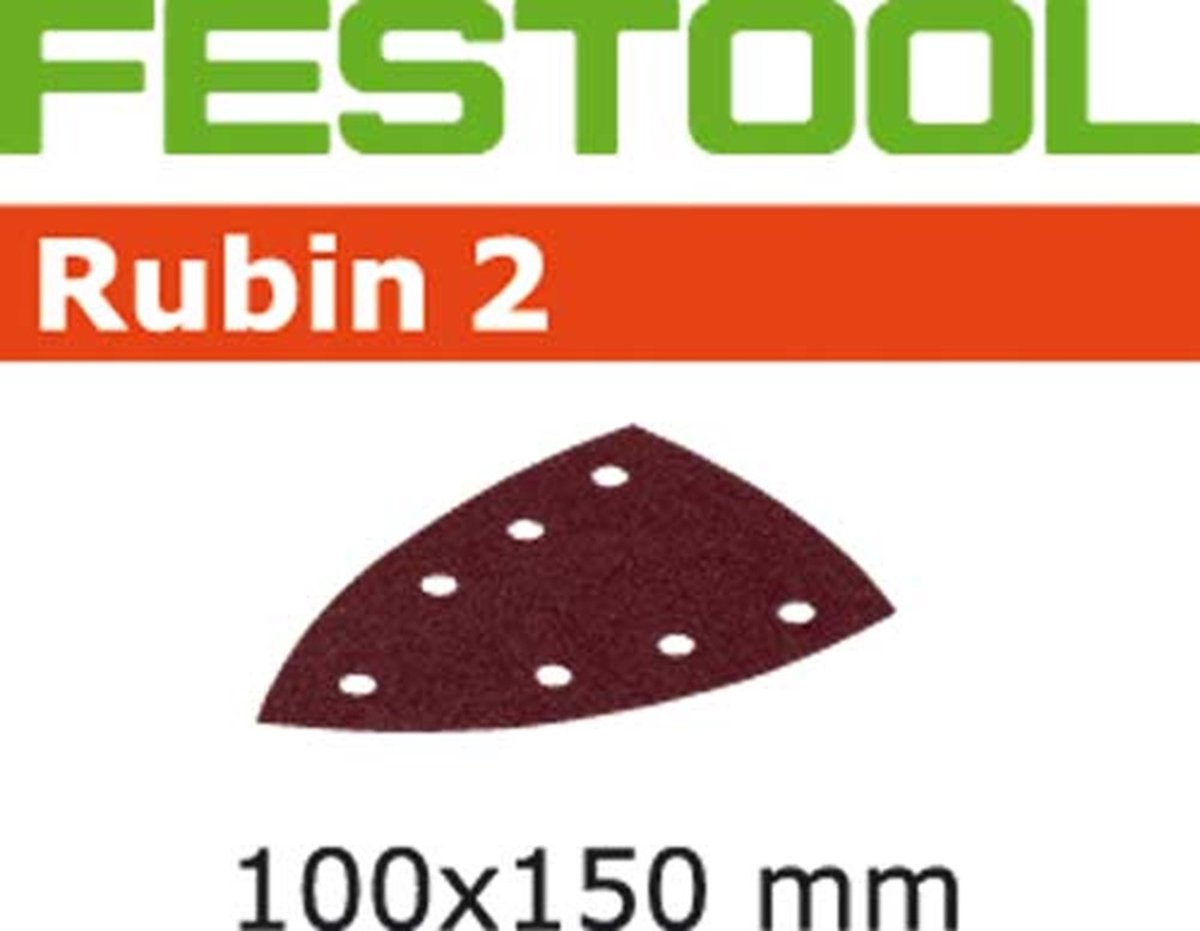 Festool Schuurpapier STF DELTA/9 P80 RU2/50 Rubin 2 - 577573