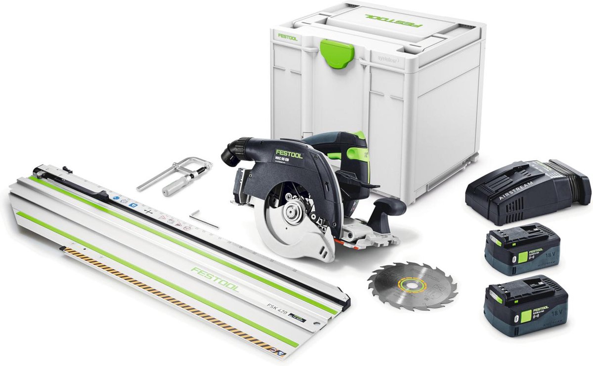 Festool Accu-pendelkapzaag HKC 55 5,0 EBI-Set-FSK 420 - 577675