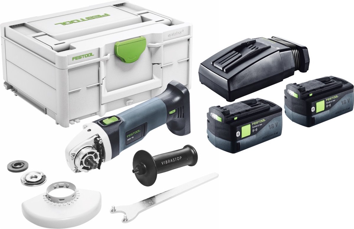 Festool Accu-haakse slijper AGC 18-125 5,0 EBI-Plus - 577700