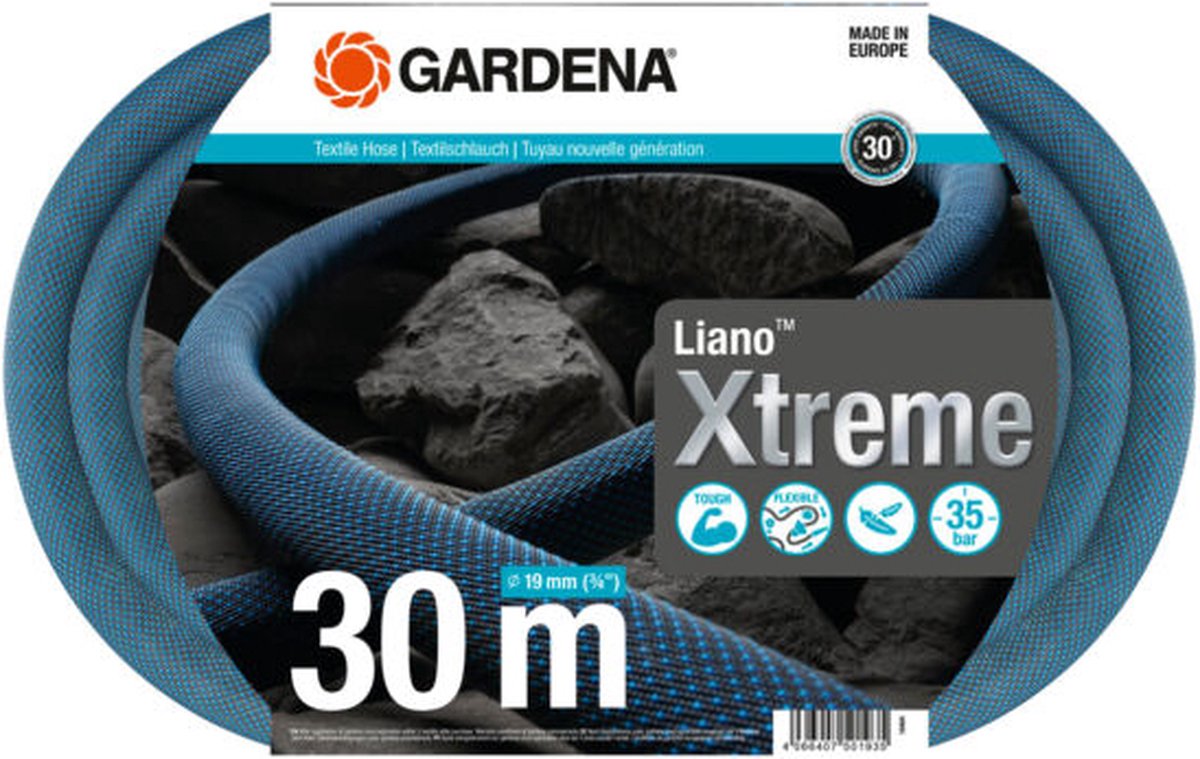 GARDENA Textielslang Liano™ Xtreme 30m, 3/4" - 18484-20