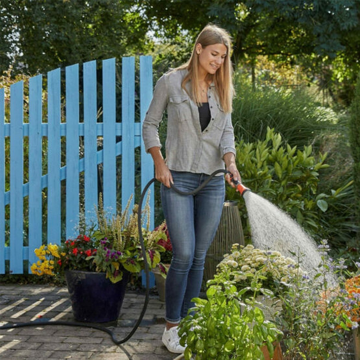 GARDENA Textielslang Liano™ Life 10m, Set - 18441-20