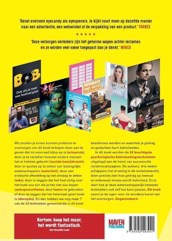 Maven Publishing De 33 beste psychologische beïnvloedingstechnieken uit de reclame