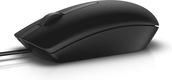 Dell Optical Mouse-MS116 - Black