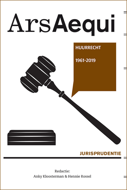 Juridische Uitgeverij Ars Aequi Jurisprudentie Huurrecht 2019