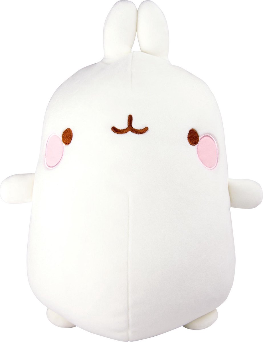 Tomy Knuffelkonijn Molang 25 Cm Wit