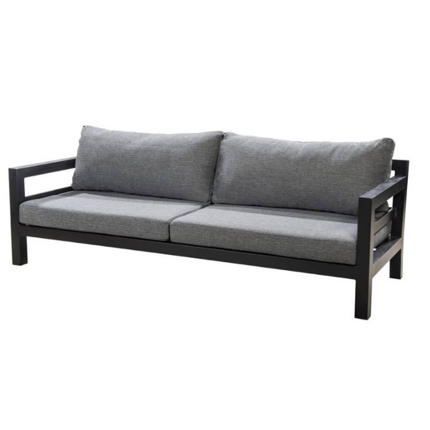 Midori Sofa 3 Seater Alu Black/panther Black - Grijs